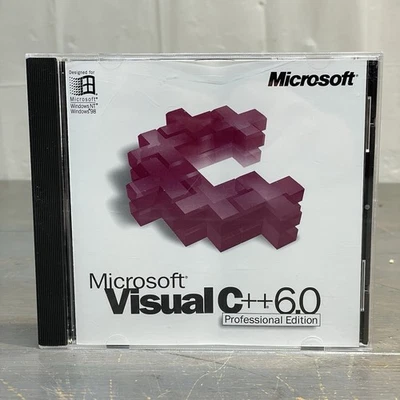 Microsoft Visual C++ 6.0 Professional Edition W/Key for Windows 98 - Image 1 of 4