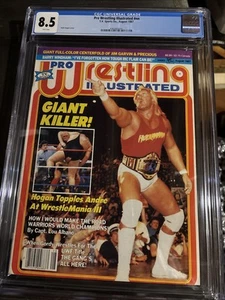 CGC 8.5 Pro Wrestling Illustrated PWI August 1987 HOGAN COVER - Picture 1 of 2