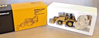 NZG 434 Caterpillar Baggerlader,Backhoe-Loader Baufahrzeug Diecast 1:50 Neu+Ovp - Bild 1 von 4