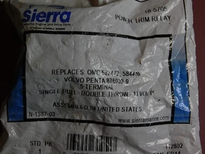 Sierra Marine 18-5705 Power Trim Relay OMC Volvo Penta 876039 582472 584416 FAST - Bild 1 von 2