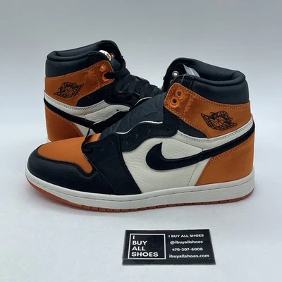 Talla 10W - Air Jordan 1 Retro OG Alto Satinado Roto Tablero Trasero (AV3725-010) Foto 1 de 4