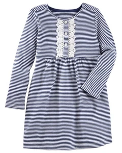OshKosh B'Gosh Toddler Girls' Long Sleeve Dress 5T - Picture 1 of 1