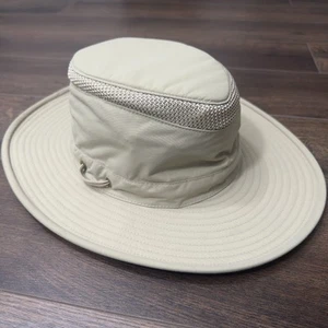 Cappello Tilley cappello aderente uomo 7 1/4 maglia kaki Airflo LTM6 pesca outdoor escursionismo - Foto 1 di 15