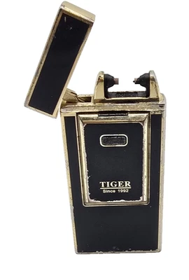 Encendedor electrónico Tiger vintage, negro Foto 1 de 4