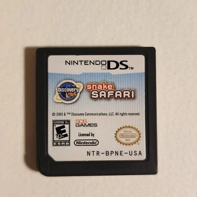 Rare Nintendo DS Snake Safari Discovery Kids Game tested works, game only HTF - Image 1 of 3