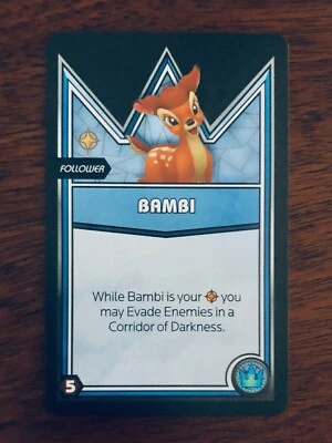 Kingdom Hearts Talisman | Bambi Adventure Card | Extra/Replacement Game Piece - Image 1 of 3