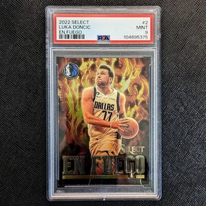 2022 PANINI SELECT EN FUEGO 2 LUKA DONCIC PSA 9 MINT  - Bild 1 von 2