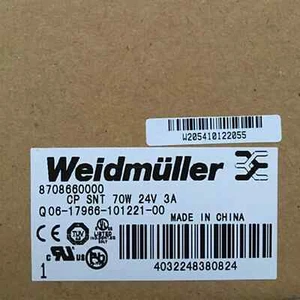 1PCS New Weidmuller 8708660000 CP SNT 70W 24V 3A Power Supply - Picture 1 of 1