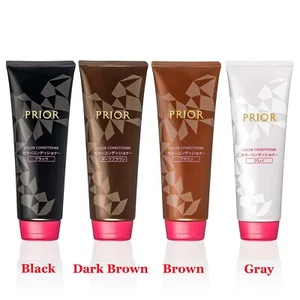Shiseido Prior Color Conditioner N Black Dark Brown Gray Shampoo Damaged Hair JP - Picture 1 of 8
