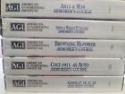 Lot Of 5 : American Gunsmithing Institute Vhs Armorer's Courses Ar15, M16, Glock