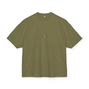 T-Shirt Unisex Oversize fit Rundhals Streetwear Premium lässig shirt Herren - Picture 1 of 18