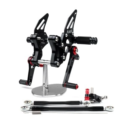 Rearset Rear set for Ducati 848 1098 1098S 1098R 1198 Black Foto 1 de 4