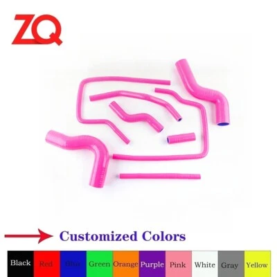 Mangueras de radiador de silicona rosa FIT 96-00 Subaru Impreza WRX STI GC8 GF8 EJ20 2.0 Foto 1 de 4