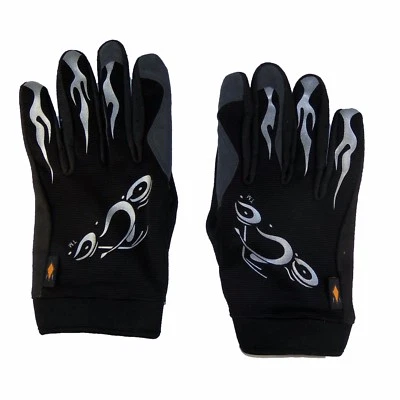 Orange County Choppers OCC Power Trip Flame Wrench Work Riding Gloves NEW! - Image 1 of 3