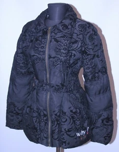 Desigual 46E2925 womens black jacket coat Size - 38 - Picture 1 of 8