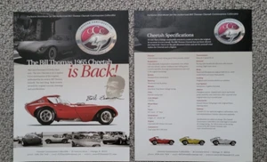 Cheetah Continuation Collectible Bill Thomas Corvette 327 Information Sheet - Picture 1 of 1