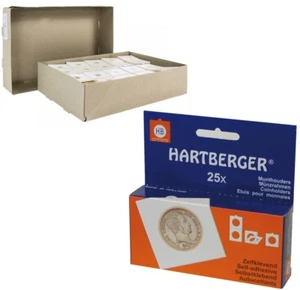 Münzrähmchen 67x67mm 40-53mm selbstklebend von HARTBERGER® VPE 25 oder 1000Stück - Bild 1 von 3