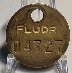 TARGA OPERAIO TAG GUYANILLA PUERTO RICO TOKEN - Foto 1 di 2