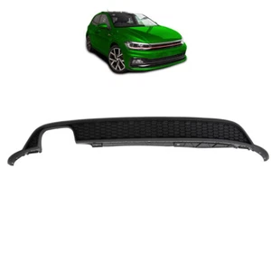 Diffuseur look GTI noir mat pour VW POLO 6 phase 1 de 06/2017 à 06/2021 - Imagen 1 de 2