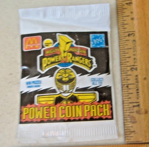 ~1994 SABAN / MCDONALD'S MIGHTY MORPHIN POWER RANGERS POWER COIN PACK POG~ - Bild 1 von 2