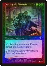 Stronghold Assassin FOIL 7th Edition PLD Black Rare MAGIC MTG CARD ABUGames