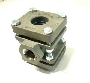 SIGHT FLOW INDICATOR 3/4" NPT 316SS LJ STAR 2406SHNN1N DOUBLE WINDOW 515 PSI WH2 - Picture 1 of 5