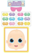 Pin the Dummy on the Baby Game with extra Dummies, up to 24 guests/players