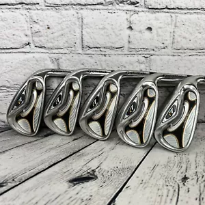 TaylorMade R7 Golf Irons 4,5,6,9,P Regular Flex T-Step 90 Steel Shaft RH - Picture 1 of 9