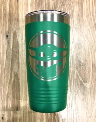 Baby Yoda Star Wars 20oz Polar Camel Tumbler | All Colors Available! - Photo 1/3