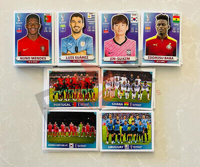 _(PICK)_ GROUP H - POR GHA URU KOR2022 FIFA World Cup Qatar Stickers • 0.99$