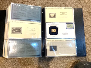 GOLDEN REPLICAS OF US CLASSIC STAMPS 1847-1932 22kt Gold Stamps LOT 42/100 STAMP - Picture 1 of 20