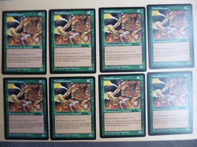 Muscle Sliver  Tempest Magic the Gathering MTG  1997 Muskel Remasuri deutsch - Bild 1 von 2
