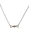 Jupiter Necklace/Ribbon/K10/With Stone/Gld/With Top/Ladies 14