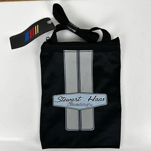 Stewart-Haas Racing Game Day Pouch Black NWT Zipper Shoulder Bag NASCAR - Picture 1 of 7