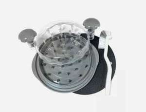 GRAY Large Chicken Shredder Tool Twist Meat Shredding Grinder Handles Non-Slip - Picture 1 of 6