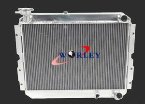 Aluminum Radiator for Toyota Landcruiser 60 Series HJ60 HJ62 HJ61 80-90 HJ47 4.0 - Picture 1 of 5