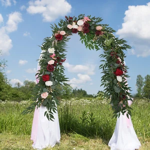 Artificial Floral Garland, Artificial Flower Garland for Wedding Decoration - Picture 1 of 13