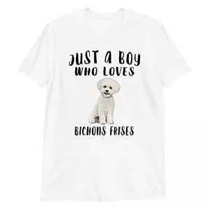 Camiseta Amante de Perros Adorable Cachorro Regalo Camiseta Niño Ama Bichones Frisos - Imagen 1 de 8