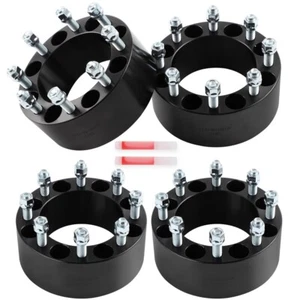 4Pcs 3" 8x6.5 Wheel Spacers 9/16"x18 For Ford E-250 2003-2013 & Ram 2500 2011-14 - Picture 1 of 13