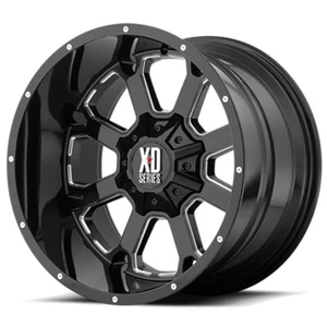 (1) 20x9 +0 XD XD825 Buck 25 8x170 Gloss Black Milled Wheel - Picture 1 of 2