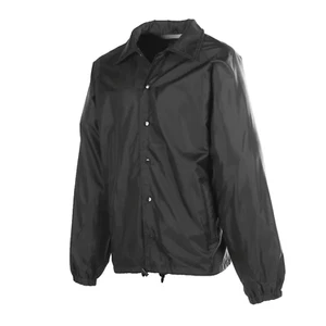 SMALL GALLS Law Pro WINDBREAKER SCHWARZE JACKE GRÖSSE SMALL FLANELL GEFÜTTERT - Bild 1 von 3