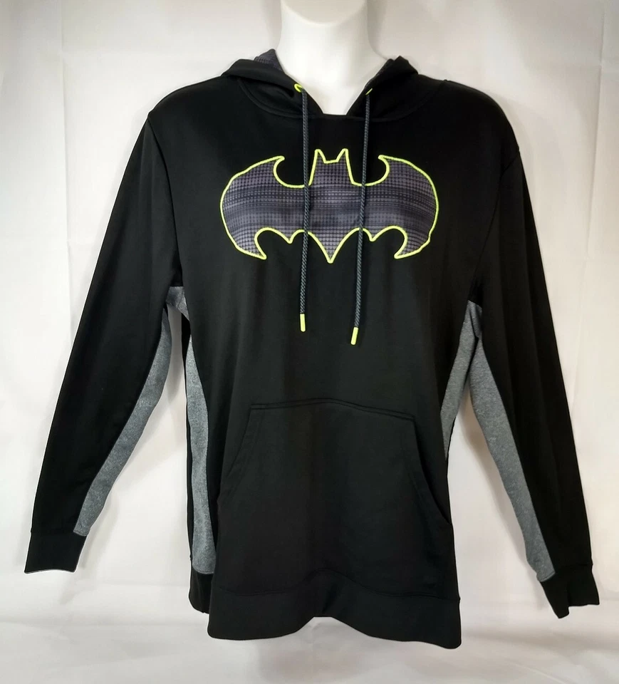 Pulôver moletom com capuz Batman DC Comics feminino tamanho 2XL preto cinza - Imagem 1 de 4