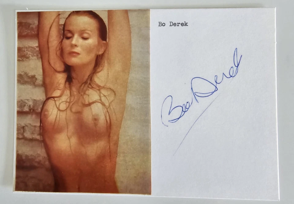 BO DEREK Autogramm Signiert Autograph Signed Original Karteikarte 10x15cm  - Bild 1 von 1