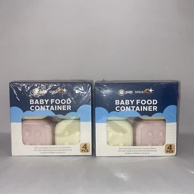 Paquete de 8 envases de almacenamiento de alimentos Fórmula - Dispensador 120 ml/120 g con tapas, sin BPA. Foto 1 de 4