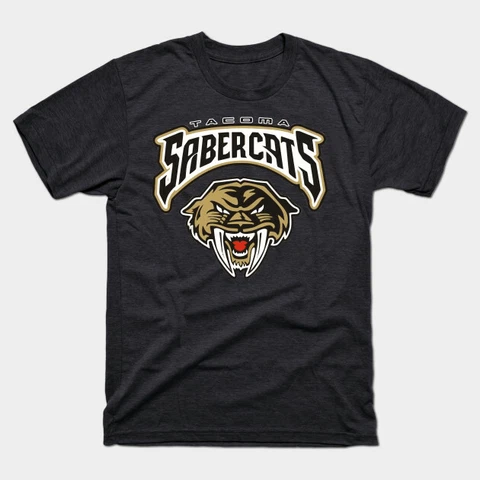 Tacoma Sabercats WCHL Hockey T-Shirt Cover