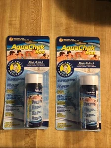 2 Pack AquaChek 552244 6-in-1 Test Strips for Spas and Hot Tubs Free Shipping - Picture 1 of 6
