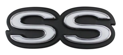NEW Trim Parts SS Rear Trunk Lid Emblem / FOR 1969 CHEVY BEL AIR BISCAYNE / 2885 - Image 1 of 4