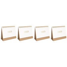  4 Pack Year of The Rabbit Calendar Desk 2022-2023 Whiteboard Office Coil