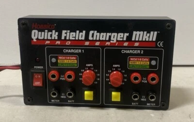 Hobbico Quick Field Charger MkII Pro Series - Charges NICd NiMH LiPo HCAP0290 - Image 1 of 4