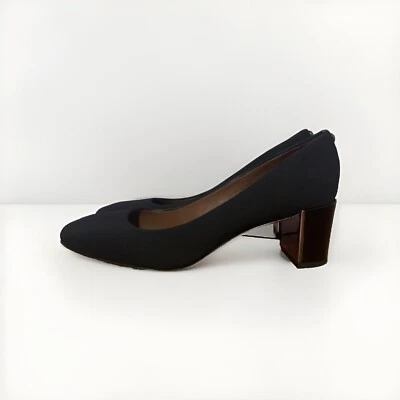 Zapatos para mujer Donald J. Pliner Corin negros tacón bloqueado talla 9,5 oficina trabajo CEO Foto 1 de 4